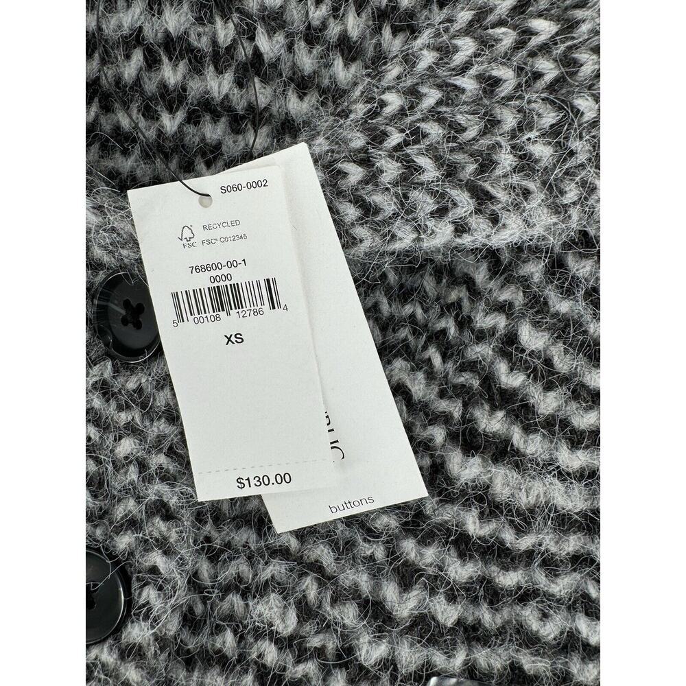 Banana Republic Sweater Sz XS Johnny Collar Wool Striped Preppy Old Money​ - Picture 4 of 14